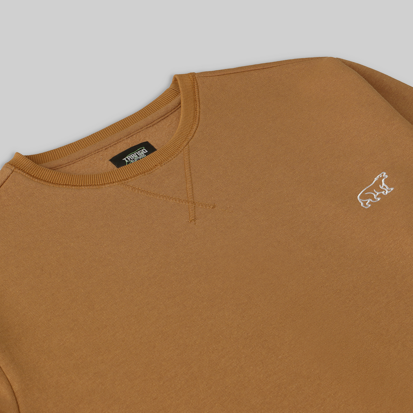 Polarbear Sweatshirt - Brownsugar - trangoclothing