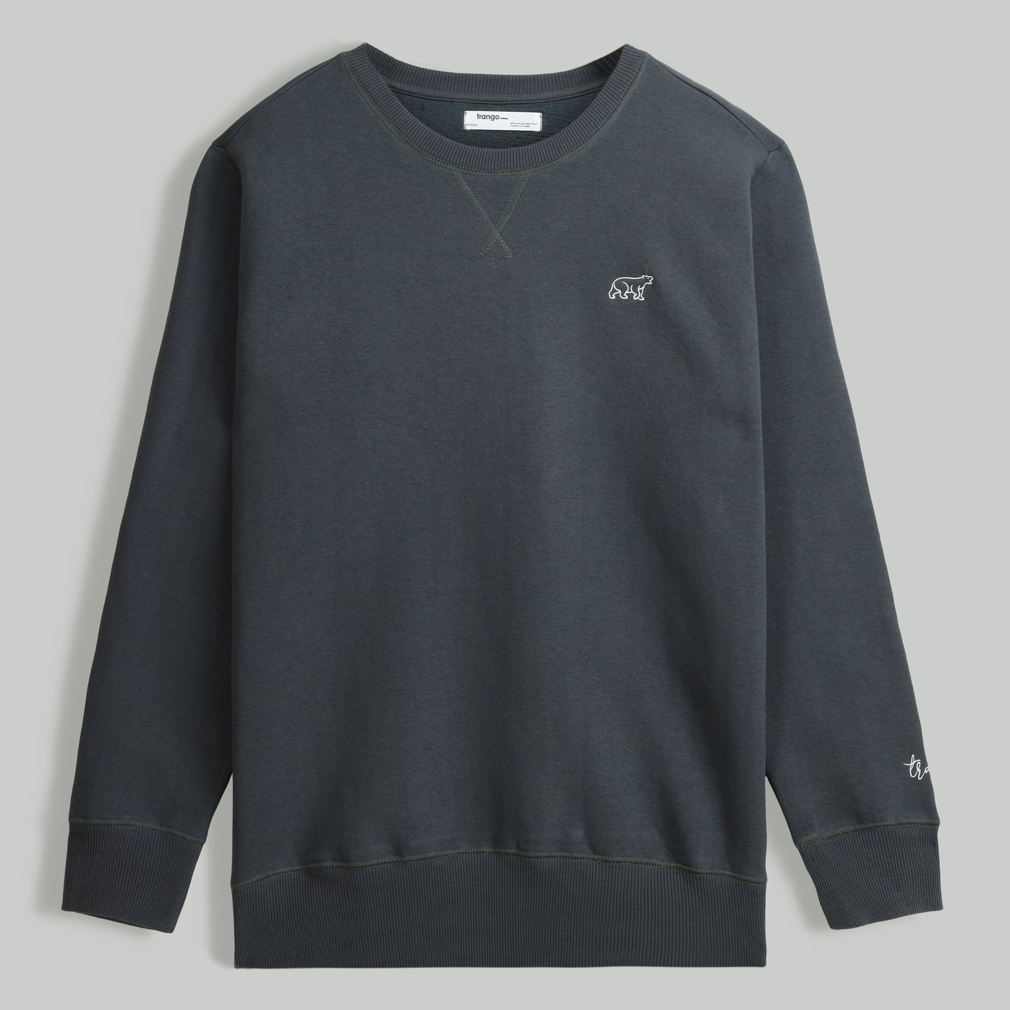 Polarbear Sweatshirt - Charcoal - trangoclothing