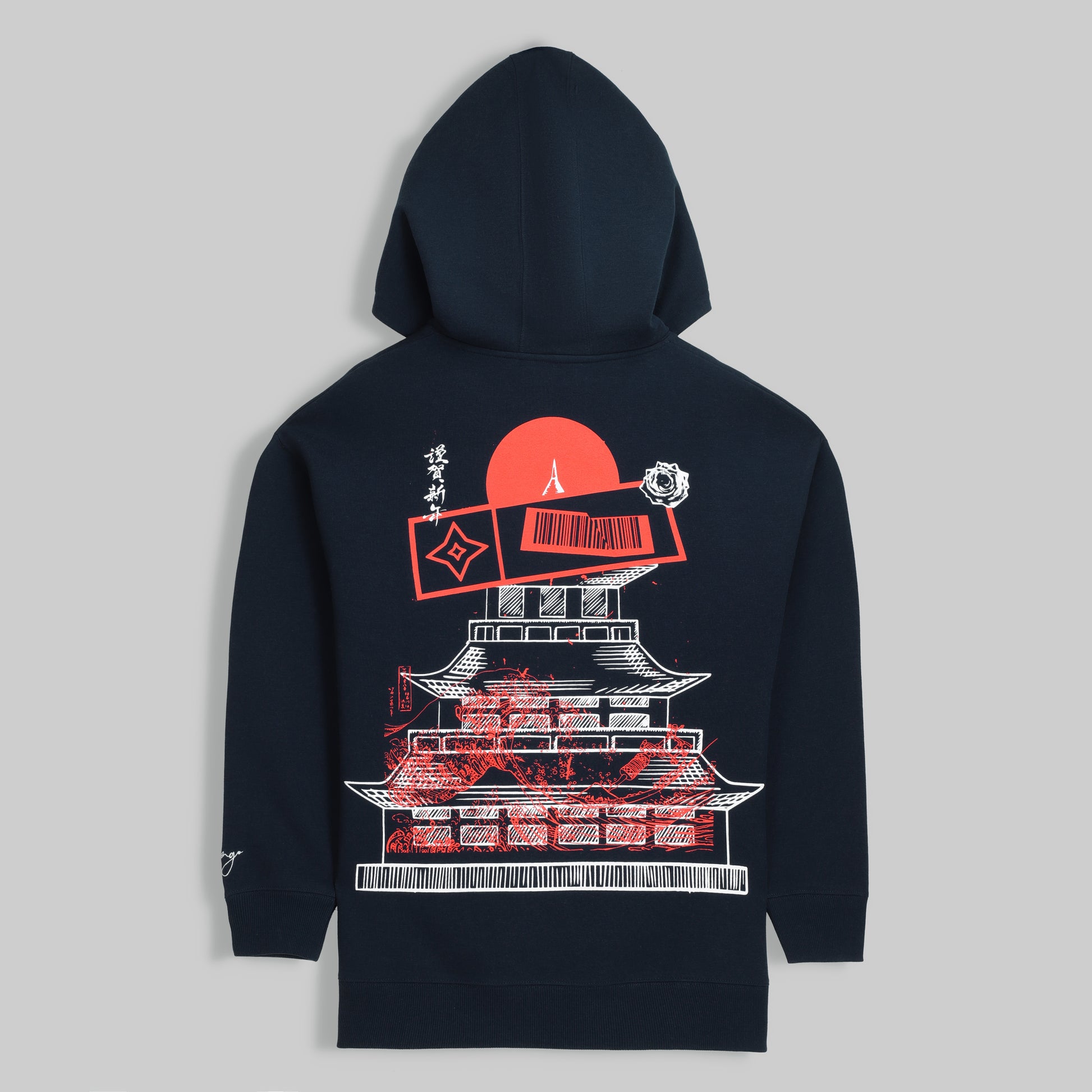 Siheyuan Graphic Hoodie - trangoclothing