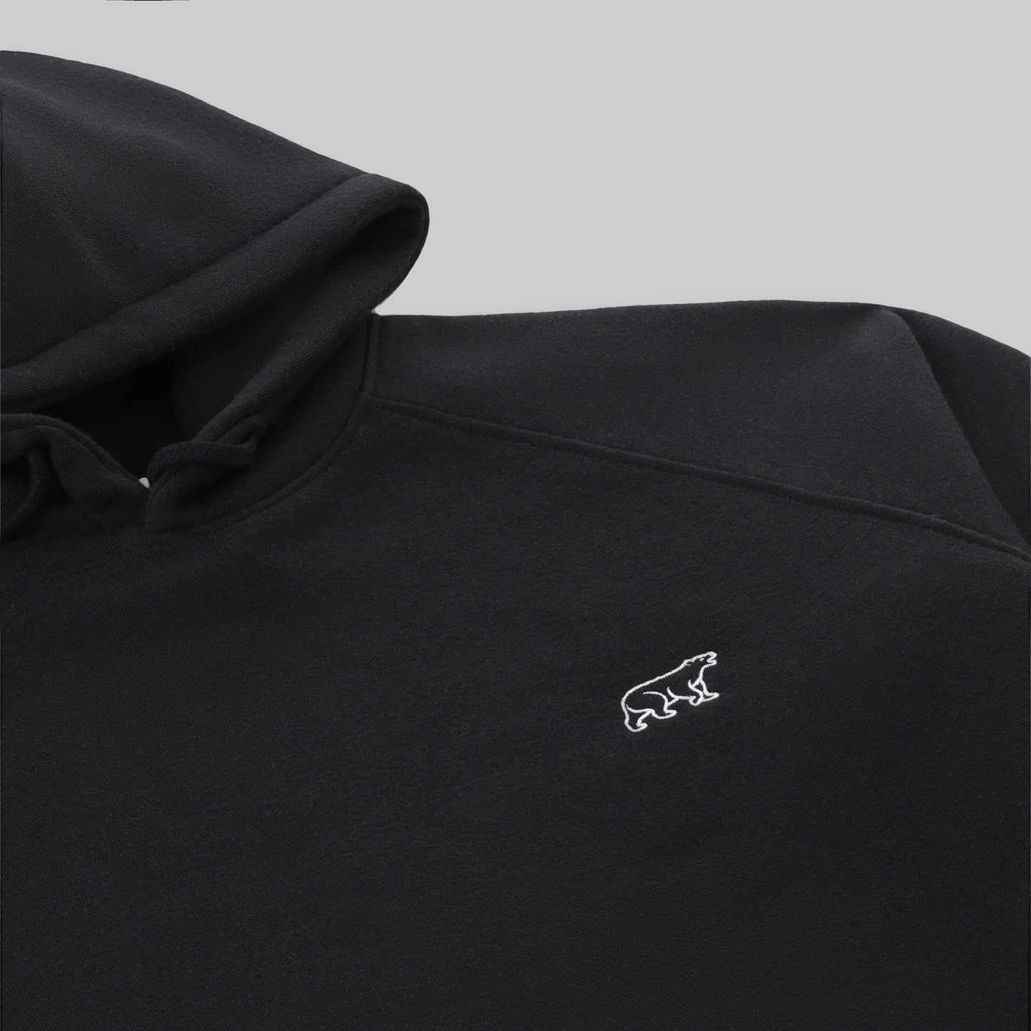 Polar bear Hoodie - Black