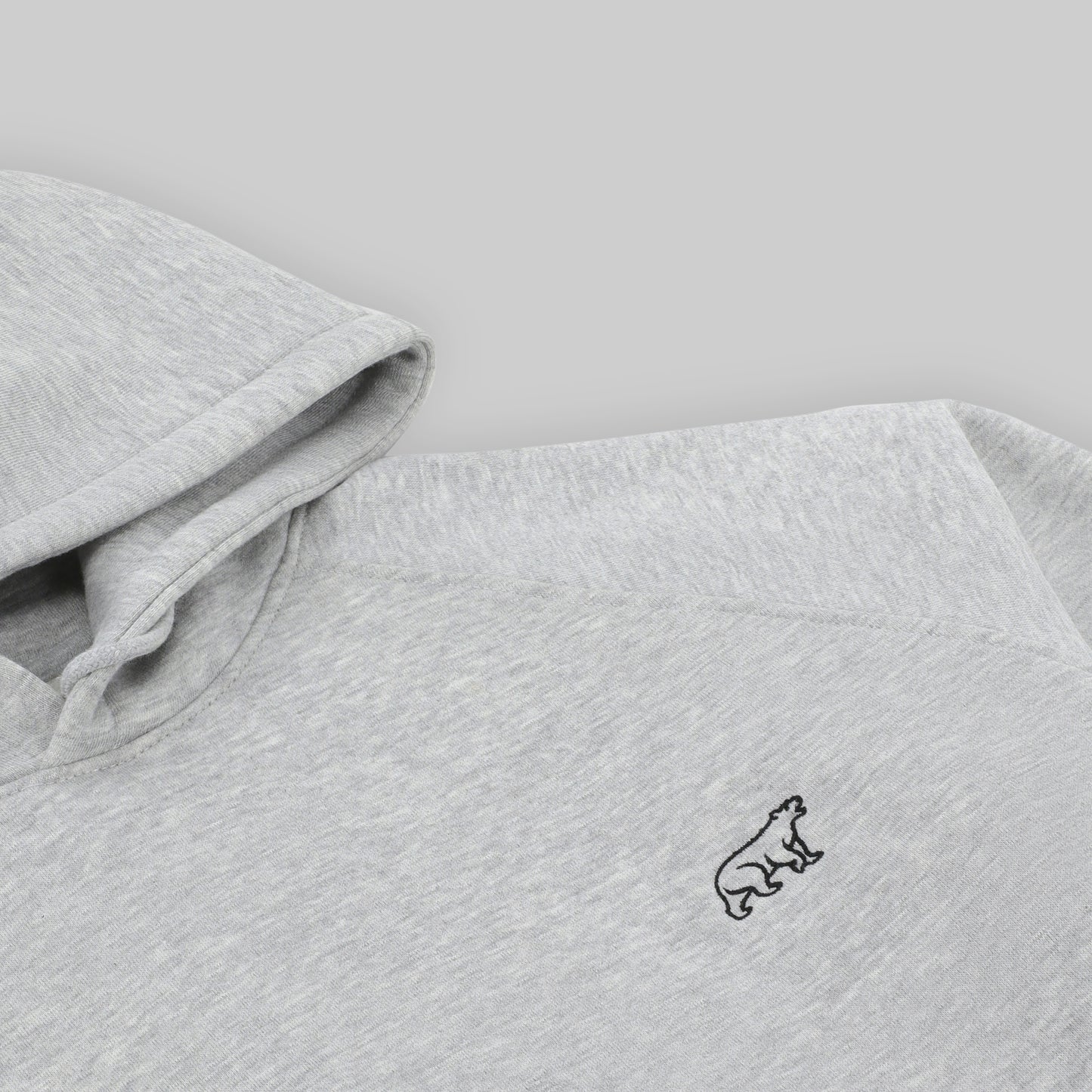 Polar bear Hoodie - Grey