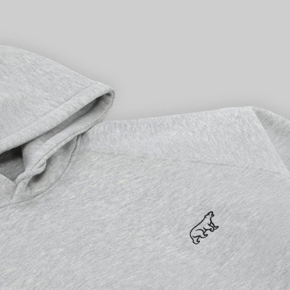 Polar bear Hoodie - Grey