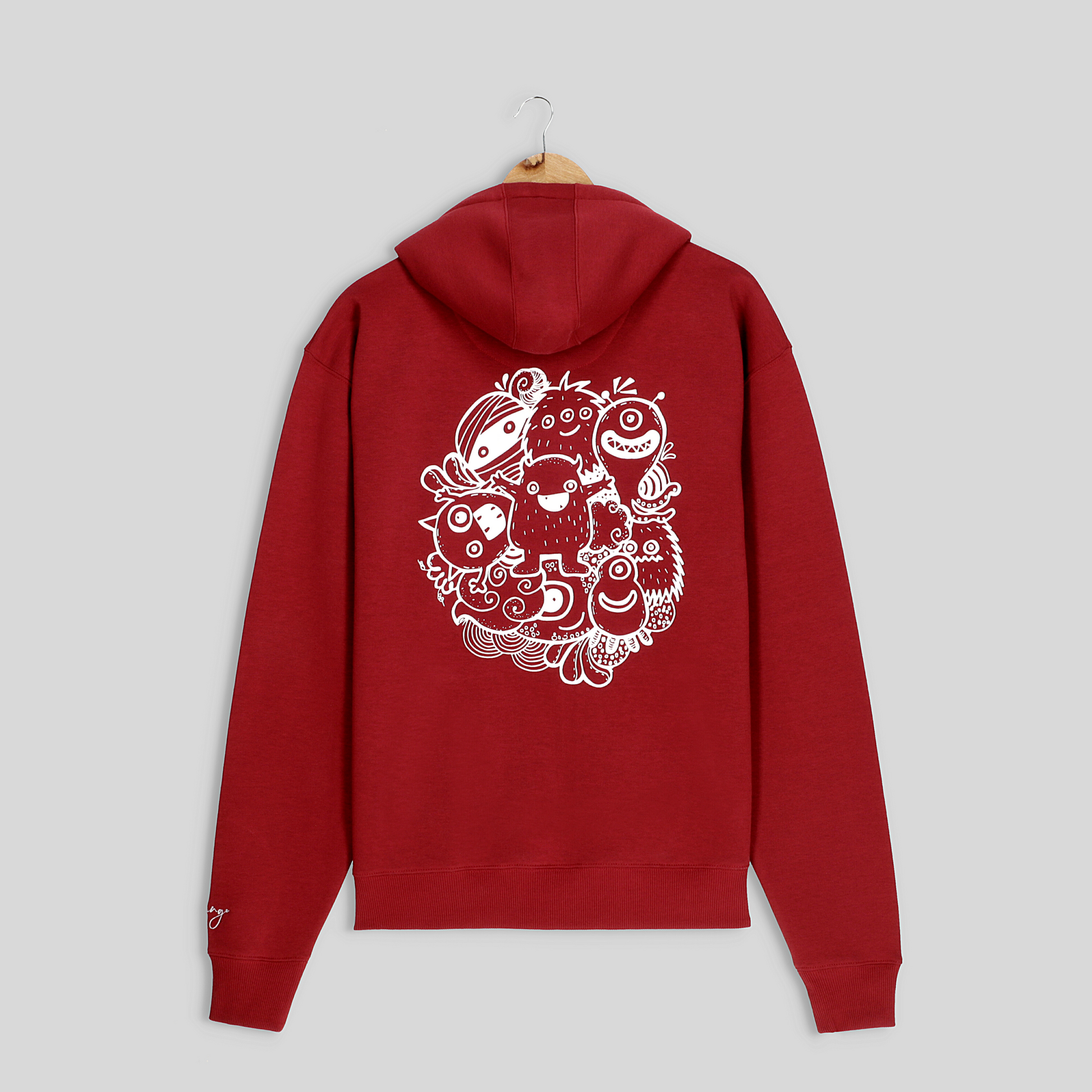 Monstrous Graphic Hoodie - trangoclothing