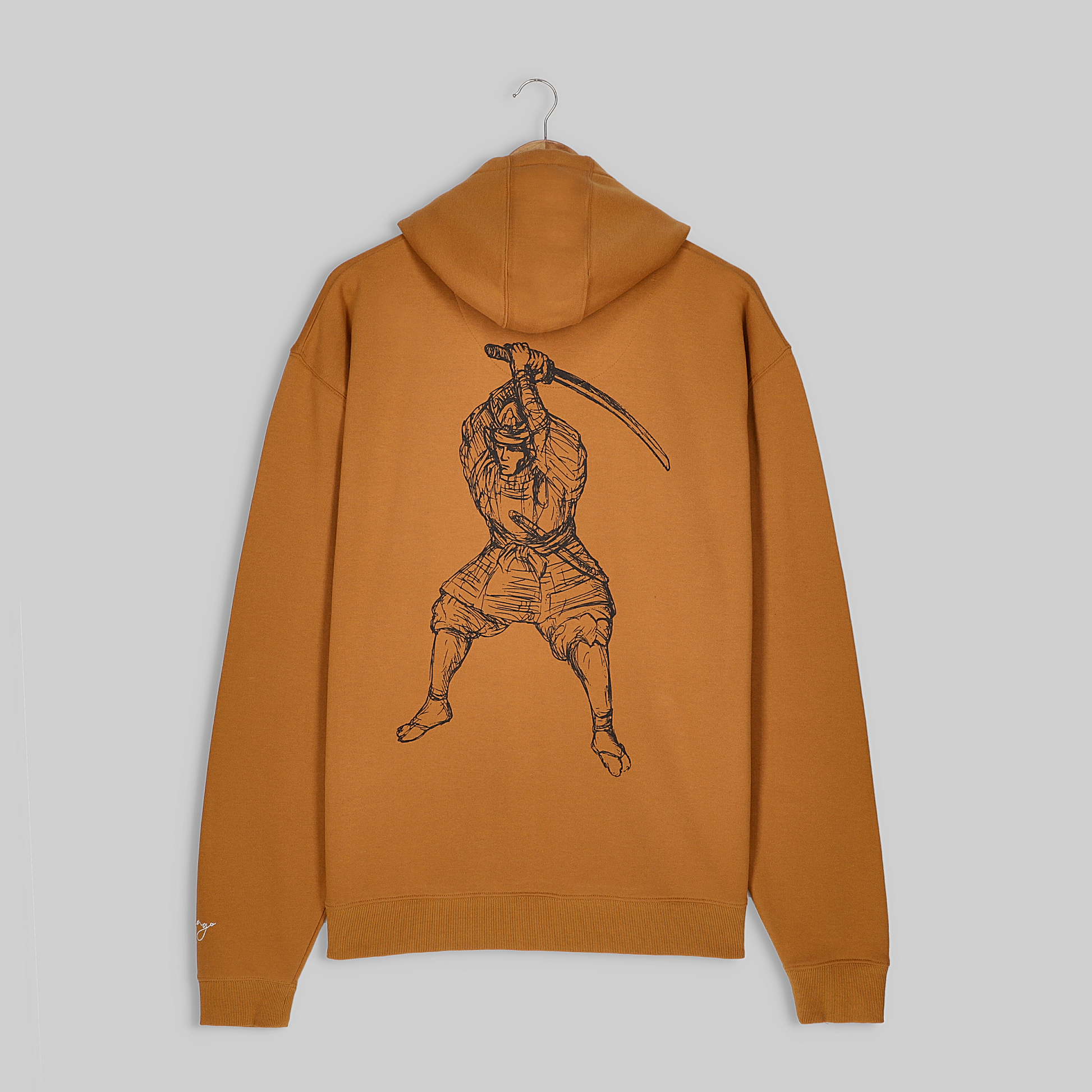 Samurai Graphic Hoodie - trangoclothing