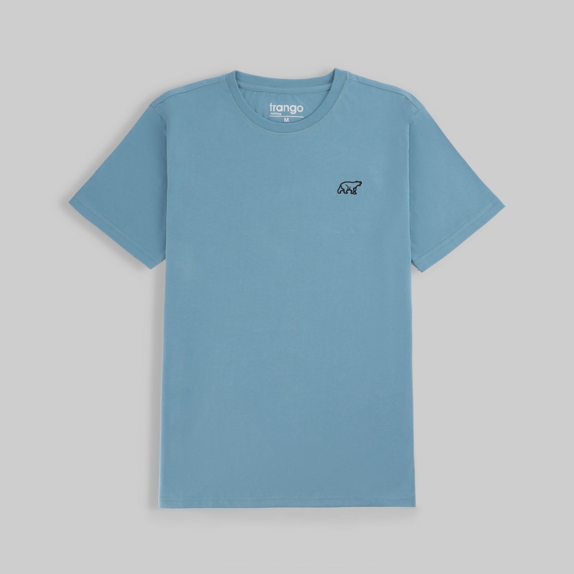 Polar Bear Basic Tee - Blue - trangoclothing